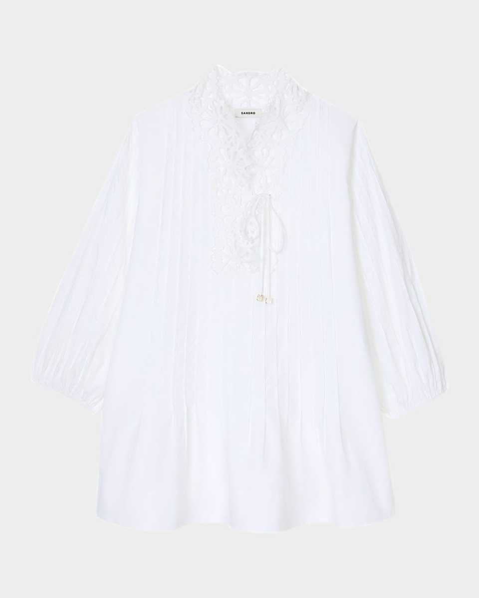 Moana Floral Cutwork Mini Dress